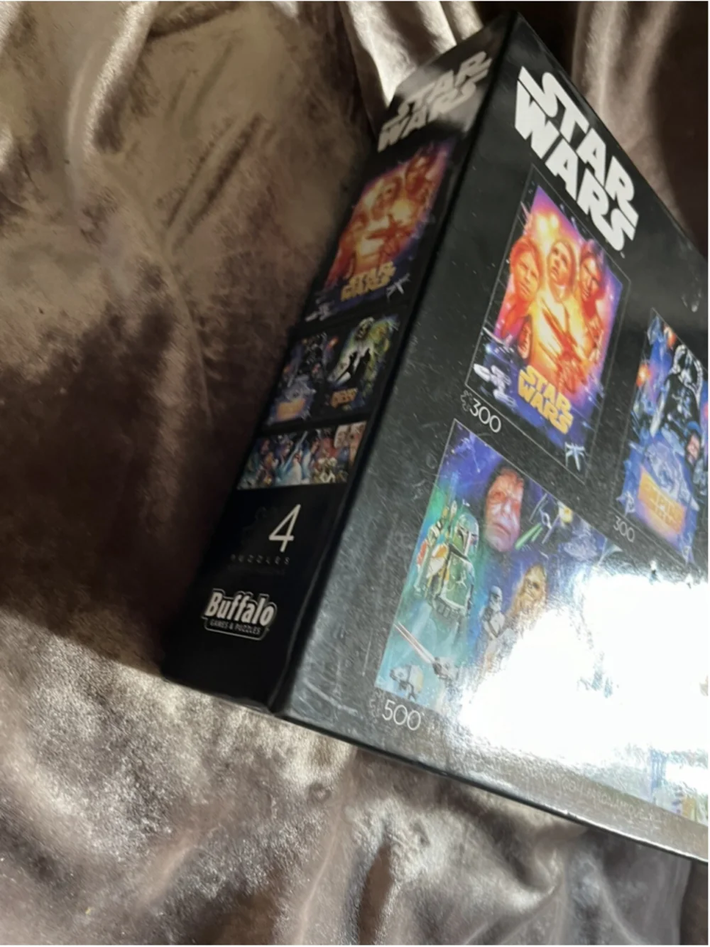 Star Wars Original Trilogy Jigsaw Puzzle 4 Pack 300 500 pcs Disney Buffalo30620